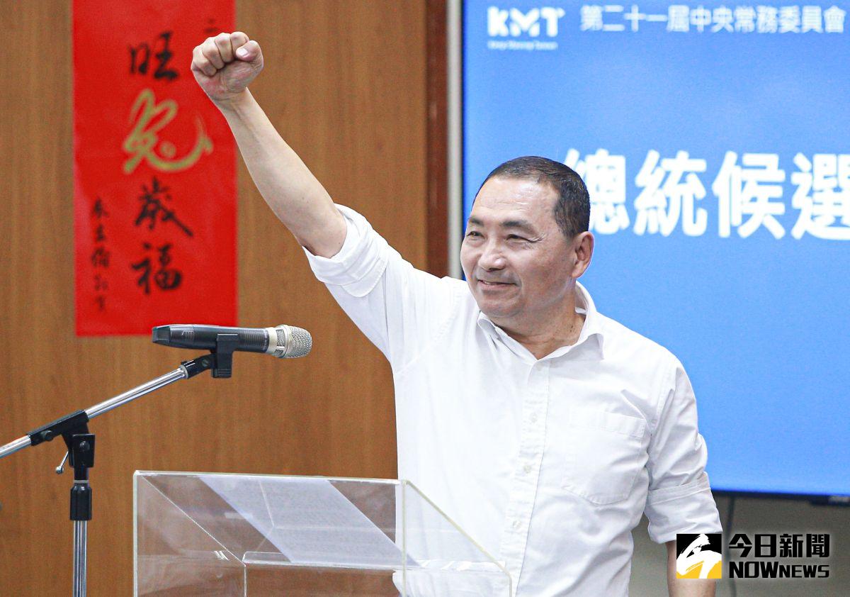 ▲國民黨徵召侯友宜參選2024總統，綠營高層評論侯是沒有願景、政策的人。（圖／記者葉政勳攝 , 2023.05.17）