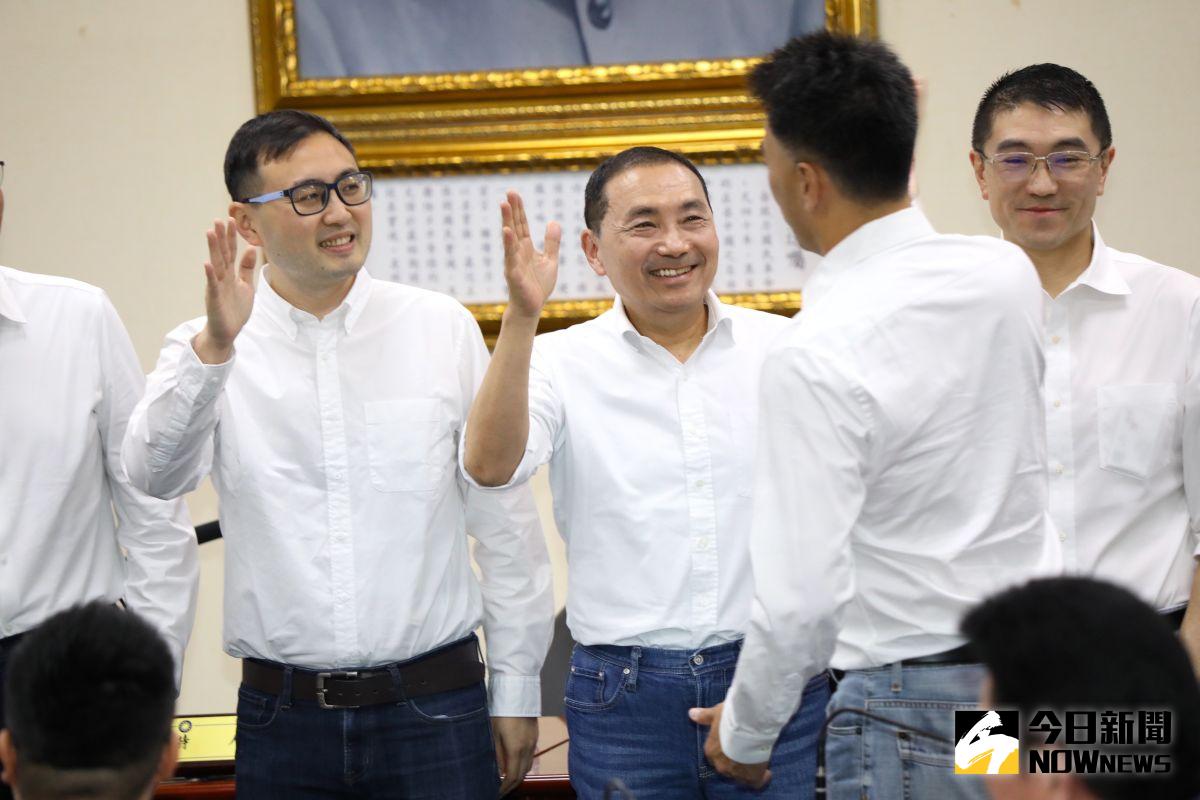 ▲侯友宜徵召參選2024總統大選，首場造勢活動520登場。（圖／記者陳明中攝）