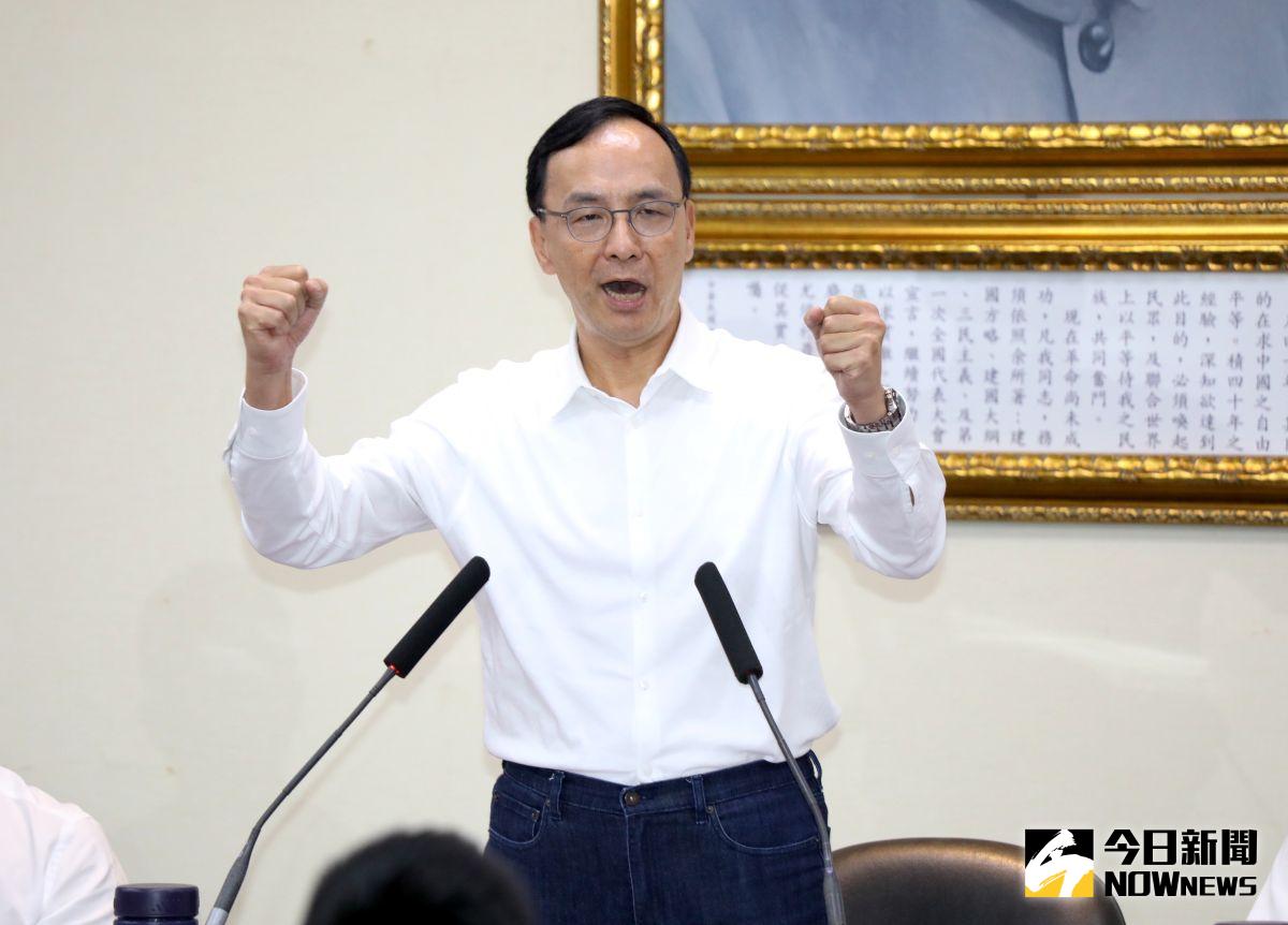 ▲「六四天安門事件」今迎34週年，朱立倫今在臉書發文表示，他們會持續對抗不公義強權、對抗濫權政府，點亮自由的燈火。（資料照片／記者陳明中攝）