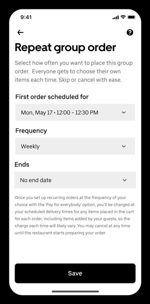 ▲Repeat order 可自行設定固定時間團購生鮮日用訂單。(圖／官方提供)