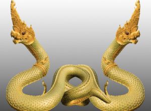 ▲那伽神像是印度神話中的蛇神。（圖／翻攝自網易）