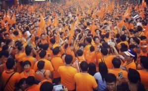 看到民主曙光！緬甸人民走上街頭　慶祝泰國前進黨大勝
