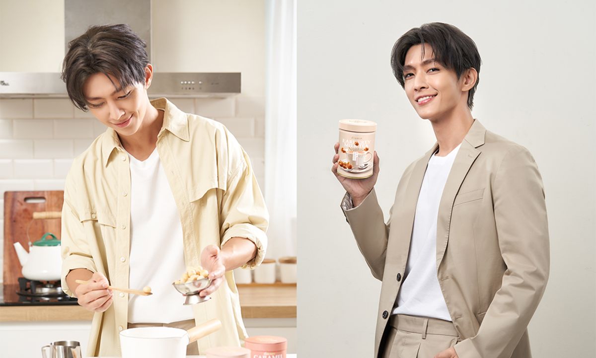 ▲萬歲牌推「鍋煮伯爵奶茶」、「焦糖漬蘋果」，攜手炎亞綸研發限定風味堅果。（圖／品牌提供）