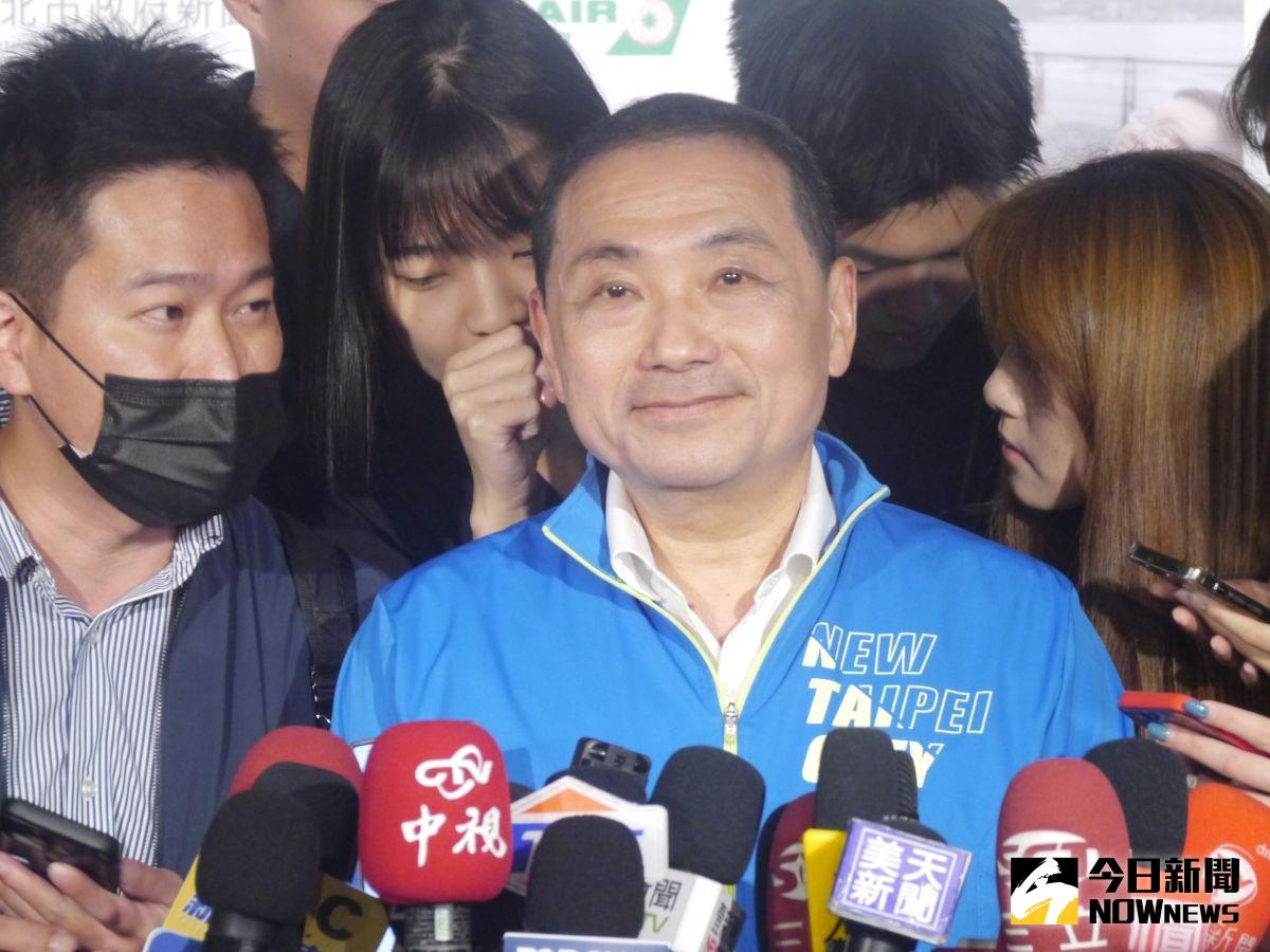 ▲對於外媒評國民黨徵召侯是想要走中間路線，侯友宜強調守護中華民國是他一生不變的，會跟大家一起努力。