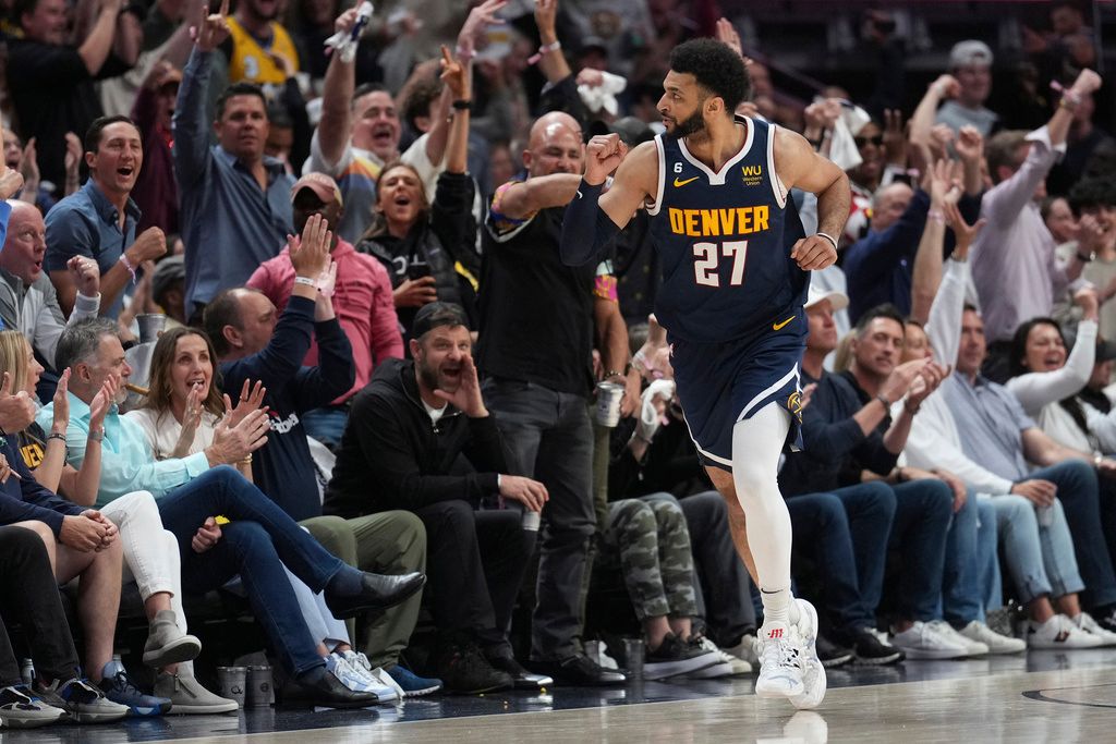 ▲這一場比賽拿到37分的金塊後衛Jamal Murray表示自己已經習慣不受外界重視。（圖／美聯社／達志影像）