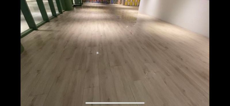 ▲新竹兒童探索館二樓展館也淹水。（圖／翻攝田雅芳臉書）