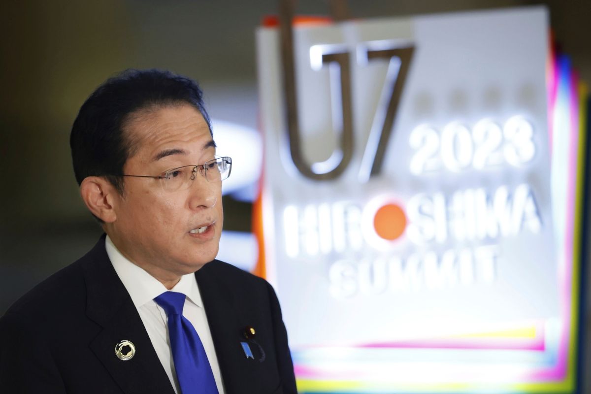 ▲日本首相岸田文雄今天在參議院備詢時說，日本沒有成為北大西洋公約組織（NATO）成員國或準成員國的計畫。資料照片。（圖／美聯社／達志影像）