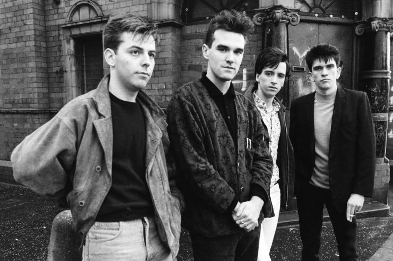 ▲史密斯樂團由安迪（左起）、莫里西、強尼、麥克組成。（圖／翻攝The Smiths臉書）