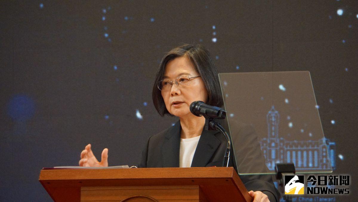 ▲總統蔡英文在總統府召開執政7週年記者會時細數幾大相關政策，並接受提問。（圖／記者呂炯昌攝，2023.05.20）