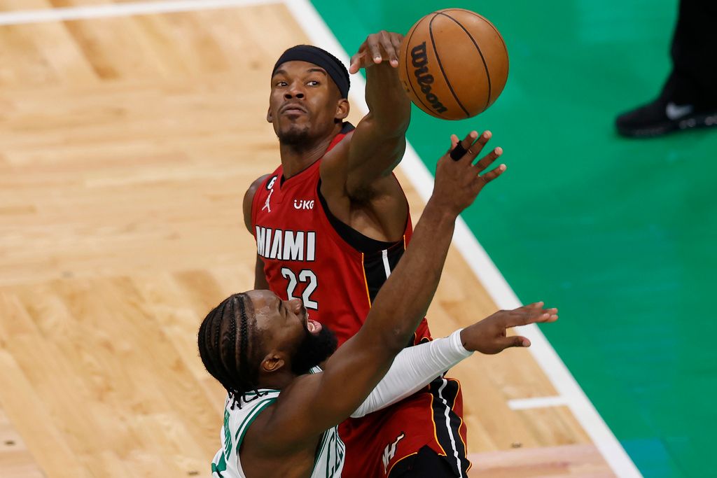 ▲Jimmy Butler率領熱火在客場二連勝。（圖／美聯社／達志影像）
