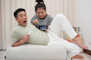 ▲林佑星老婆懷了第三胎,開心宣布:「我們家真真正正的小三終於來了」。(圖/林佑星提供) ▲林佑星老婆懷了第三胎,開心宣布:「我們家真真正正的小三終於來了」。(圖/林佑星提供)