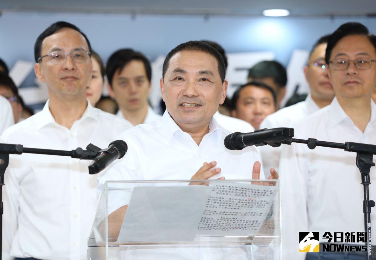 ▲侯友宜昨日出席董事長開講，脫口稱「台南人沒眼睛」，對此林俊憲嘲諷稱全都是台南人有眼無珠、不識抬舉，配不上高貴的國民黨。（圖／記者陳明中攝）