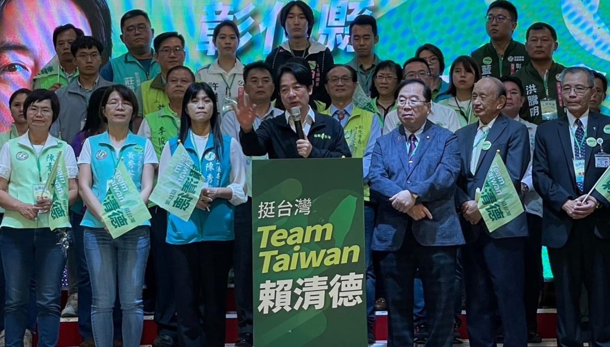 ▲賴清德要求侯友宜對昨晚的「台南人沒眼睛」說公開道歉。（圖／彰化市長林世賢提供，2023.05.21）