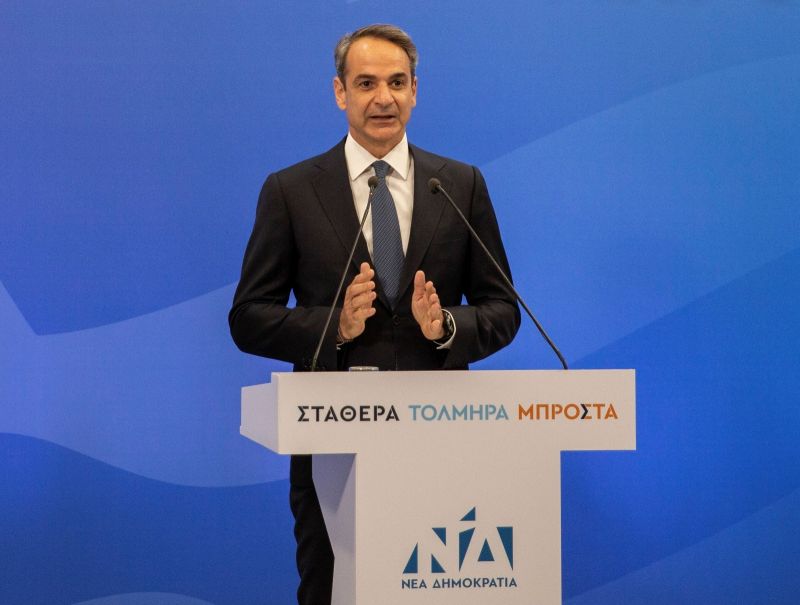 ▲希臘總理米佐塔基斯暗示將於一個月內再度大選。（圖／美聯社／達志影像）