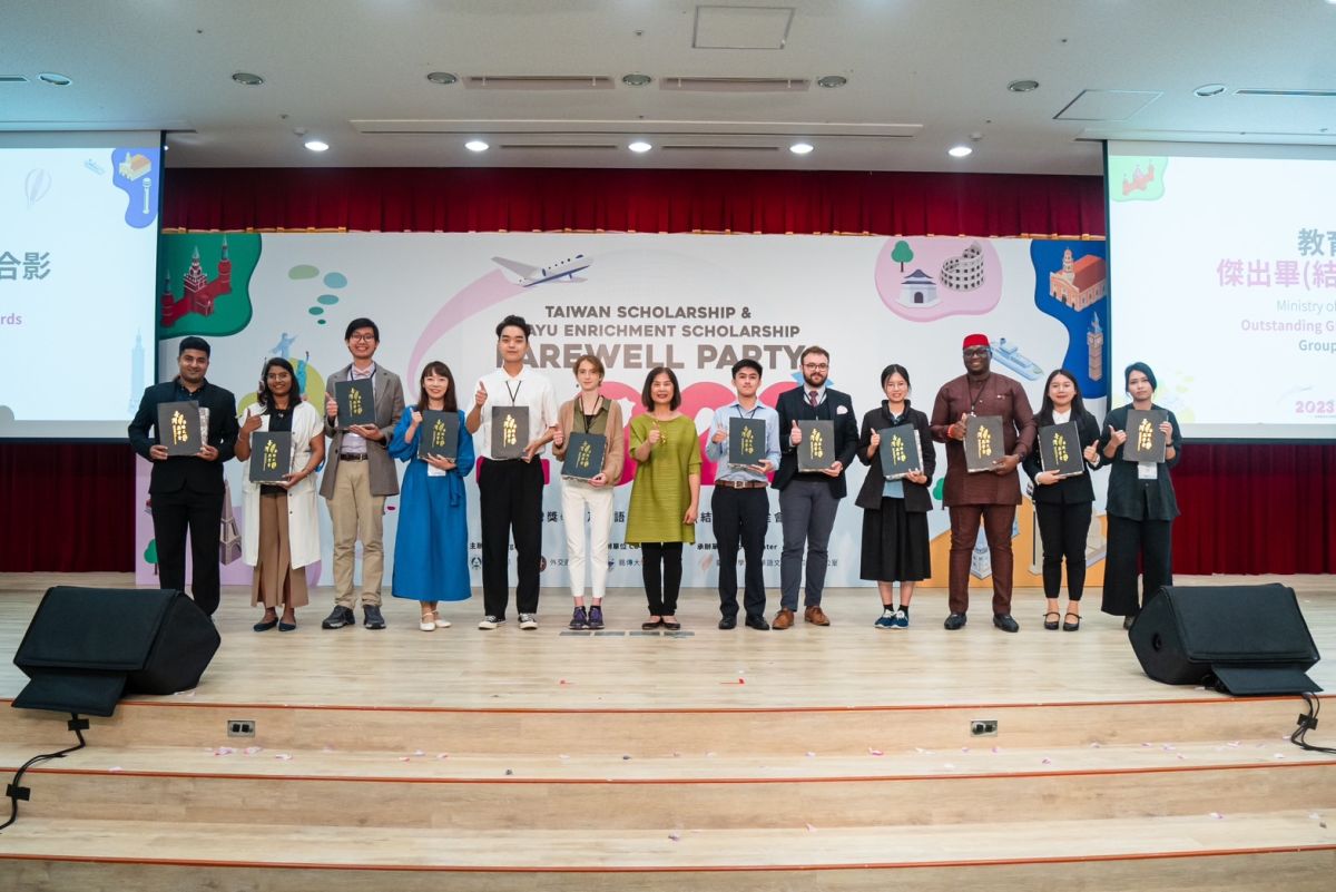 ▲睽違3年「111學年台灣獎學金及華語文獎學金畢（結）業生歡送會」。（圖／教育部）