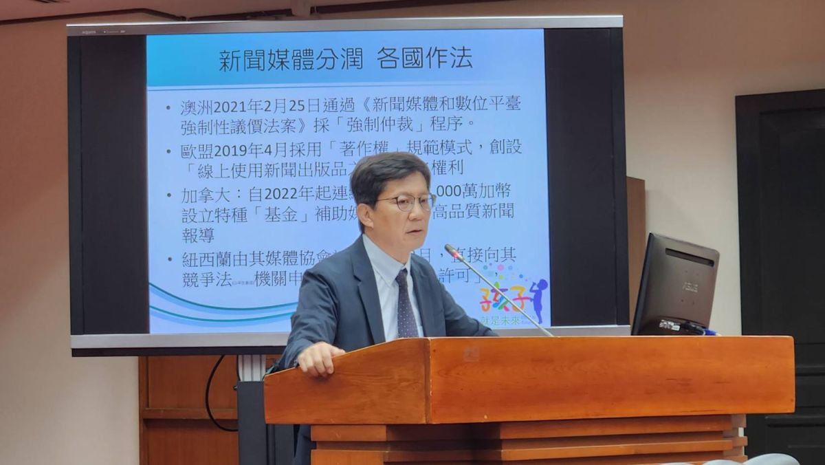 ▲針對媒體議價法進度，立委張廖萬堅今（22）日要求數位部在下個會期前要有實質的立法方向。（圖／記者李琦瑋攝，2023.05.22）