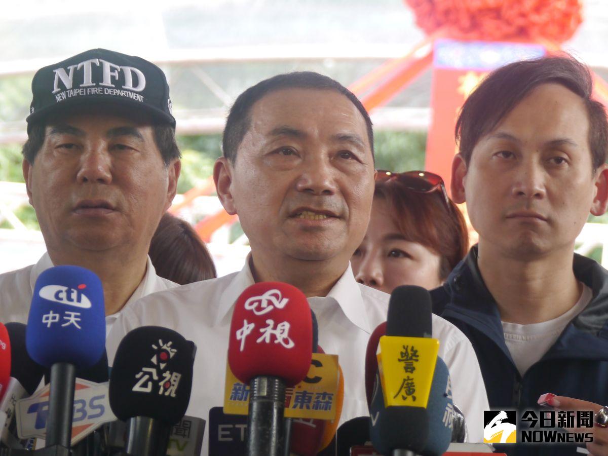 ▲對於民進黨立委陳歐珀捲入與詐騙案主嫌關係匪淺後宣布退選，侯友宜受訪說身為民進黨、執政黨的賴副總統不用負責嗎？不用出來講清楚嗎？（圖 ／記者吳嘉億攝，2023.05.22）