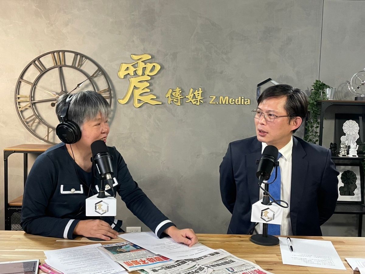 ▲前立委黃國昌指出陳歐珀長期接受詐騙集團金主資助。（圖／震傳媒提供）