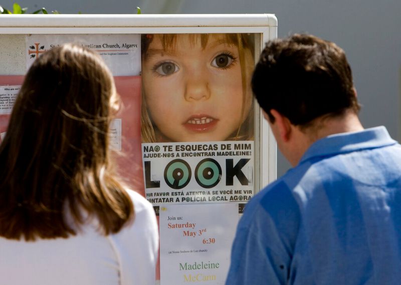 ▲英國女童馬德琳·麥卡恩（Madeleine McCann）於2007年在葡萄牙失蹤，16年過去音信全無。而警方23日重啟搜索，引發外界關注。（圖／美聯社／達志影像）
