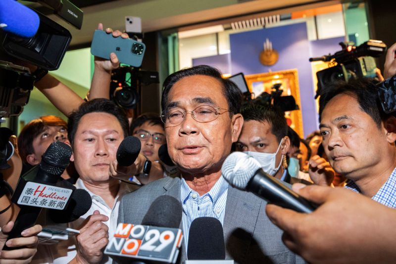 ▲泰國總理帕拉育在大選中慘敗，尋求連任無望。（圖／美聯社／達志影像）