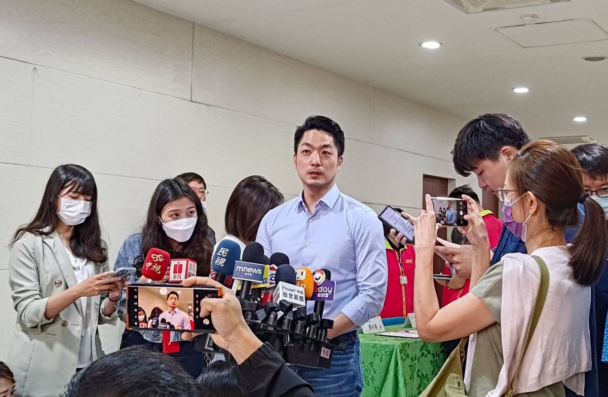 ▲台北市長蔣萬安赴內湖行政中心舉辦里長座談。（圖／記者邱新博攝）