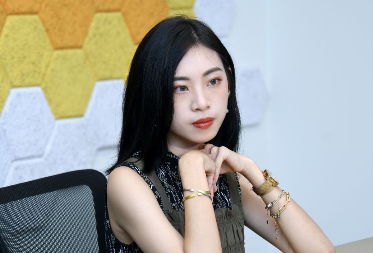 ▲「內內」遭國軍汰除後轉戰SWAG當直播主，被懷疑當初的私密片外流是她自導自演，內內正面回應。（圖／記者林調遜攝）