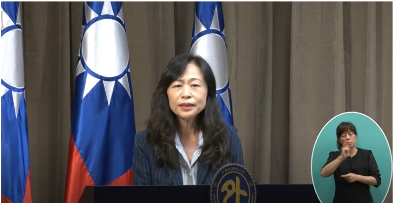 ▲外交部國經司司長連玉蘋表示，外交部呼籲CPTPP盡速成立台灣入會審查小組。（圖／截自外交部直播）