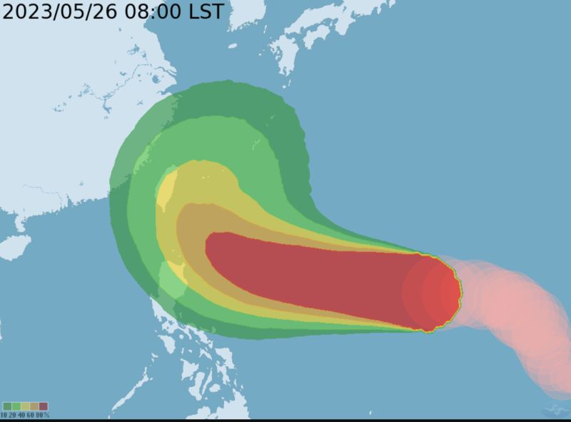 ▲瑪娃被譽為今年地表最強颱風，強度直逼2016年的尼伯特颱風。（圖／氣象局）