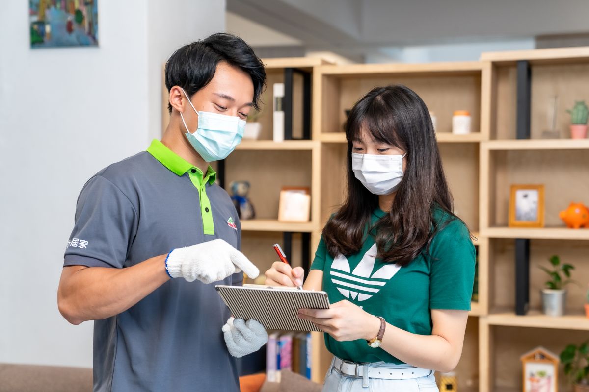 ▲信義居家表示，因為估價清潔屬客製化服務，牽涉到的細節眾多，合作前盡量請對方到現場估價。（圖／信義居家提供）