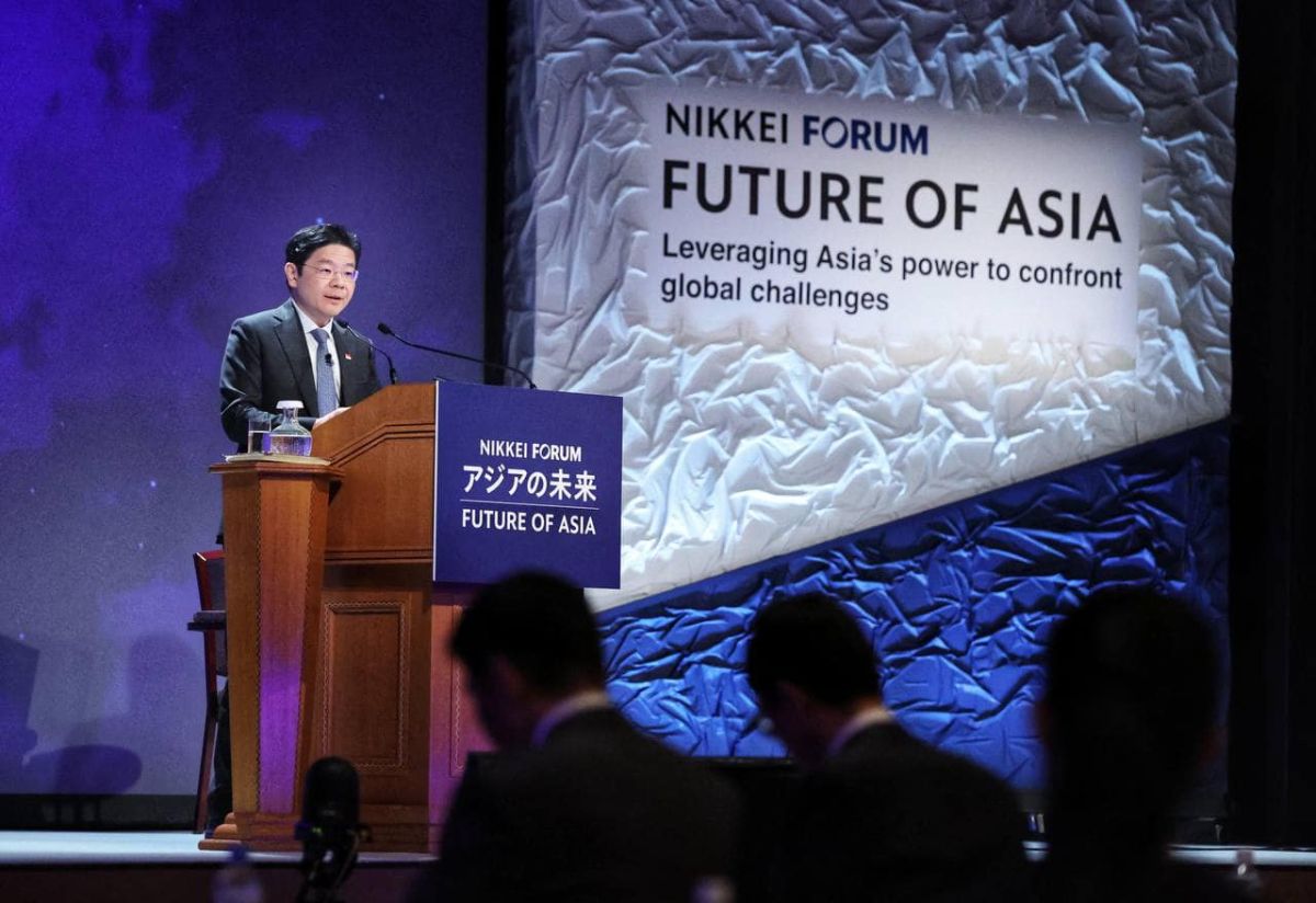 ▲新加坡副總理兼財政部長黃循財訪問日本。（圖／翻攝自臉書）