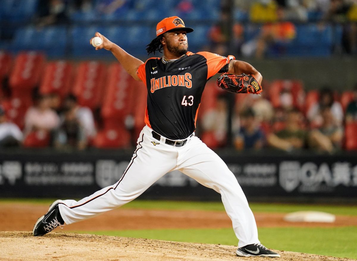▲統一今派出克維斯先發，他7局僅被敲4安、無失分，終場7比0擊敗桃猿，送給樂天近期的5連敗。（圖／統一獅球團提供）