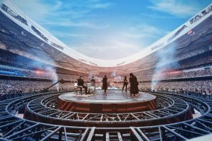 ▲▼五月天再度登上北京鳥巢開唱。(圖/翻攝自阿信、五月天微博) ▲▼五月天再度登上北京鳥巢開唱。(圖/翻攝自阿信、五月天微博)