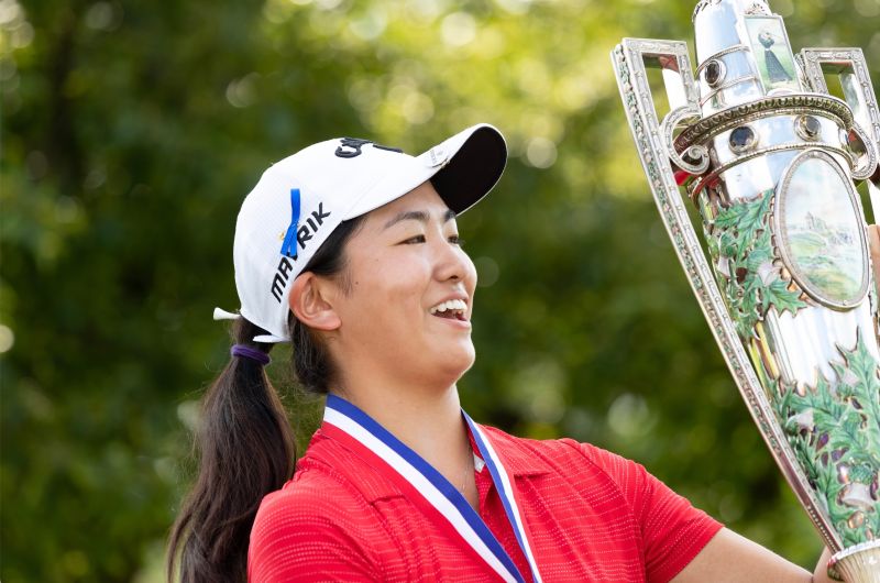 ▲美籍華裔選手張斯洋（Rose Zhang）第五次參加美國女子公開賽。官方提供