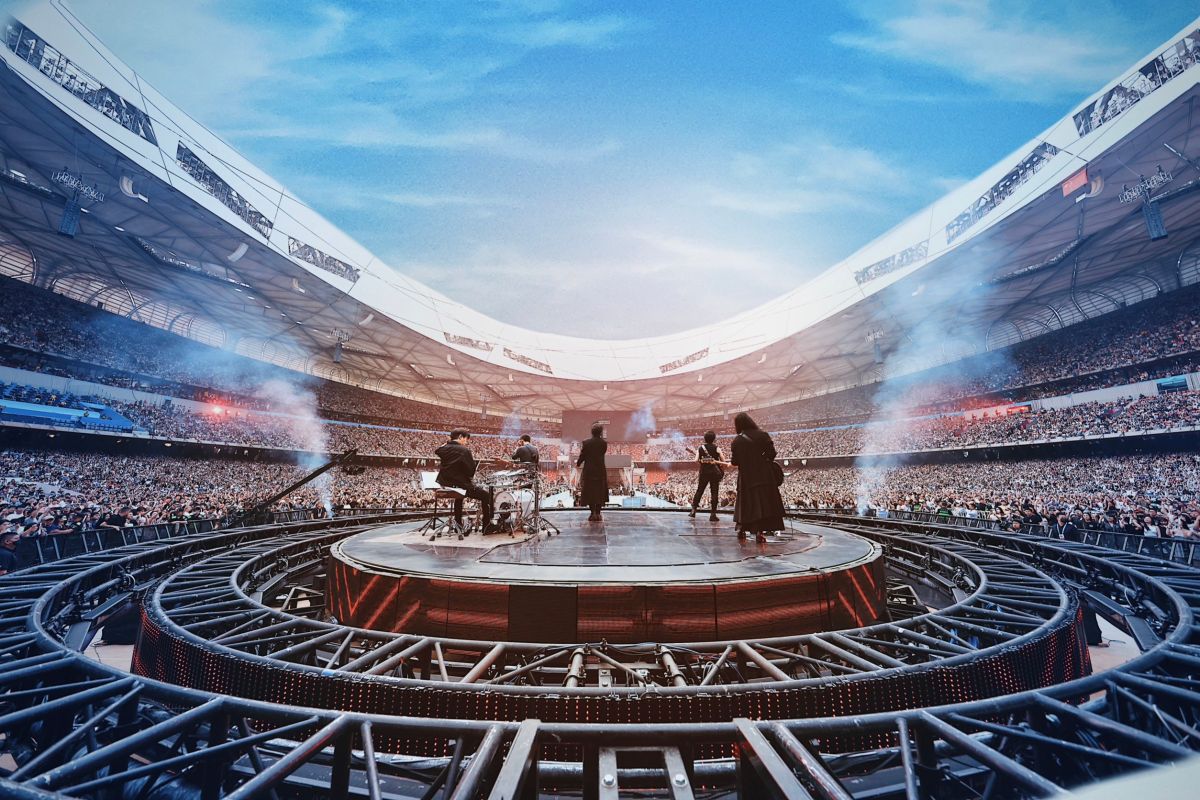 ▲五月天是疫情過後首次登上北京鳥巢開唱的團體，由於魅力驚人，黃牛票成為警方打擊首要目標。（圖／相信音樂提供）