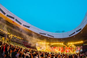 ▲五月天首開先例，在鳥巢連開2週6場演唱會，票房吸金29億元台幣。（圖／相信音樂提供）