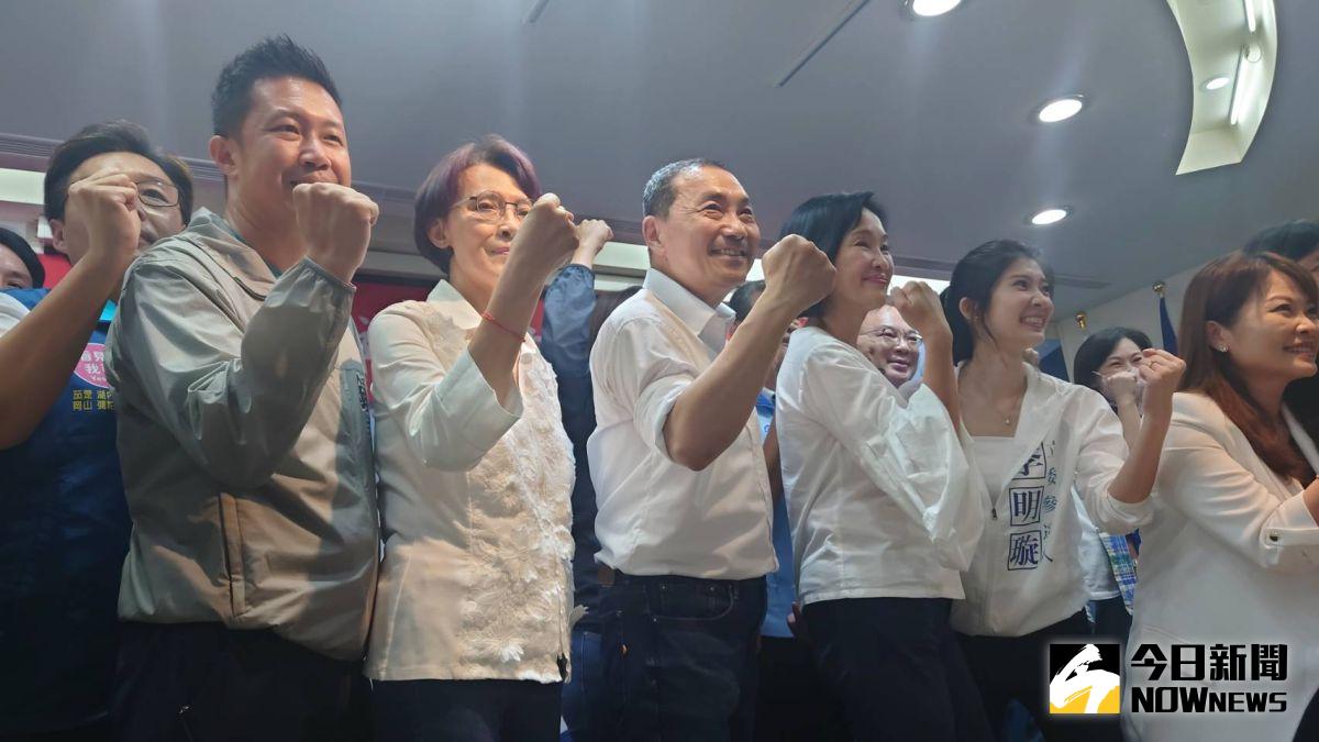 ▲侯友宜接受國民黨徵召後首度南下高雄舉行見面會。（圖／記者鄭婷襄攝，2023.05.27）