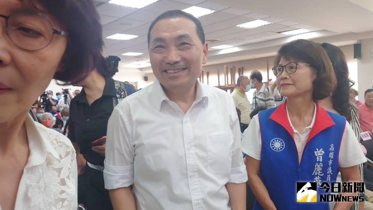 ▲侯友宜批中央治安源頭管理做不好，並稱雜誌評核新北治安是前段班，末段班是台南與高雄。（資料圖／記者鄭婷襄攝）