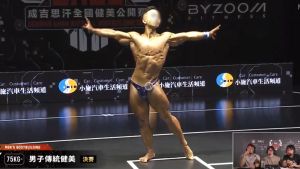▲「超商浩克」朱男昨參加成吉思汗盃全國健美公開賽，獲得第3名。（圖／翻攝畫面）