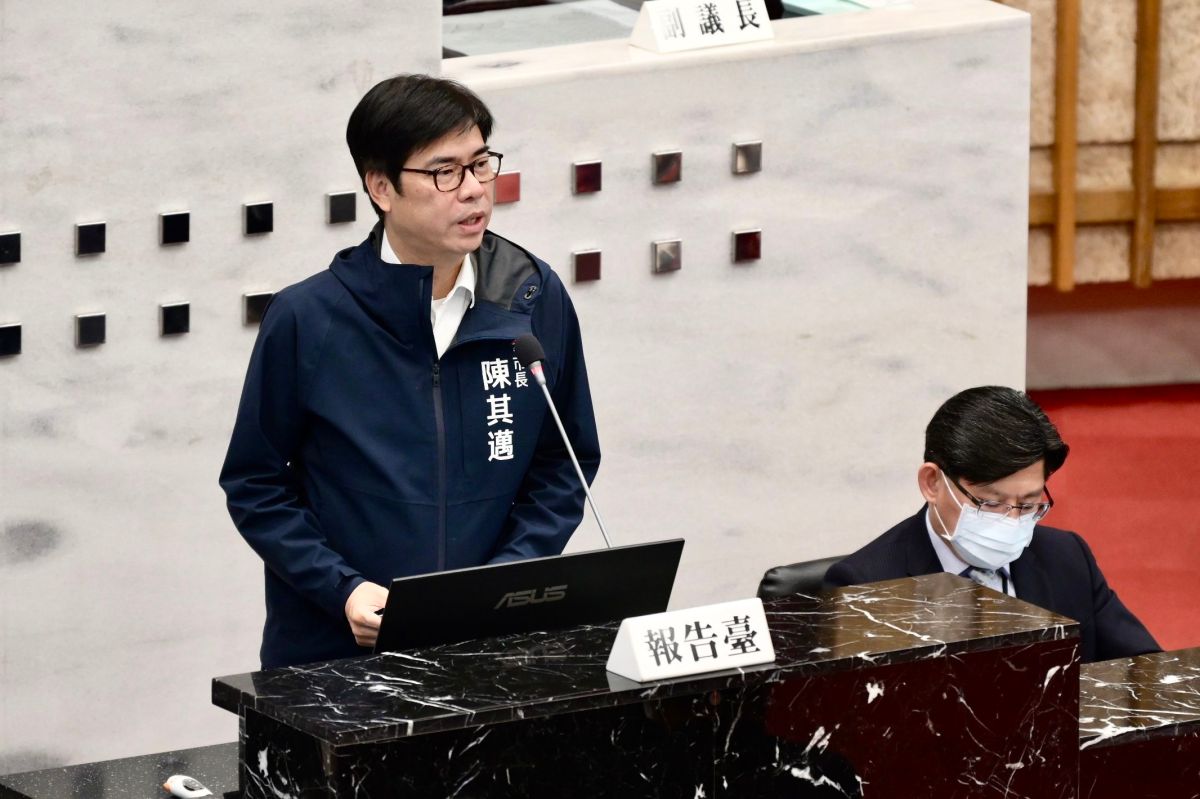 ▲高雄市長陳其邁今（28）日終於鬆口，左楠區立委下個月黨部就會提名最優秀的人選。（圖／高雄市政府提供）