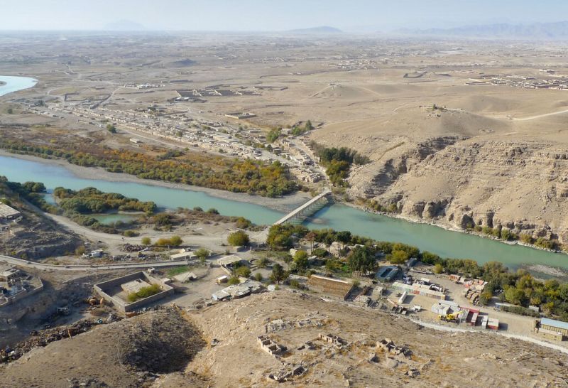 ▲阿富汗塔利班政權和伊朗為爭奪水權起爭端。圖為海曼德河。（圖／美聯社／達志影像）