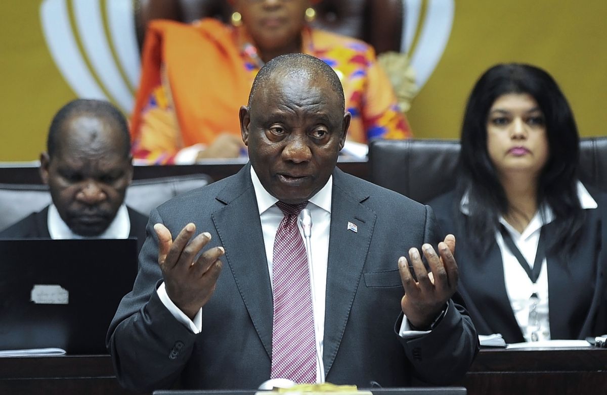 ▲針對美國指控去年一艘俄羅斯船隻從開普敦附近的海軍基地接走武器 一事，南非總統拉瑪佛沙（Cyril Ramaphosa）已任命一個小組進行調查。資料照。（圖／美聯社／達志影像）