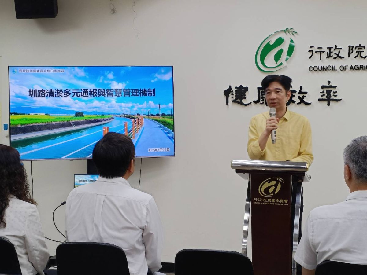 ▲目前全國農田水利灌溉排水圳路總長7萬多公里，做好圳路清淤跟維護管理工作就更加重要。（圖／記者許若茵攝，2023.05.29）