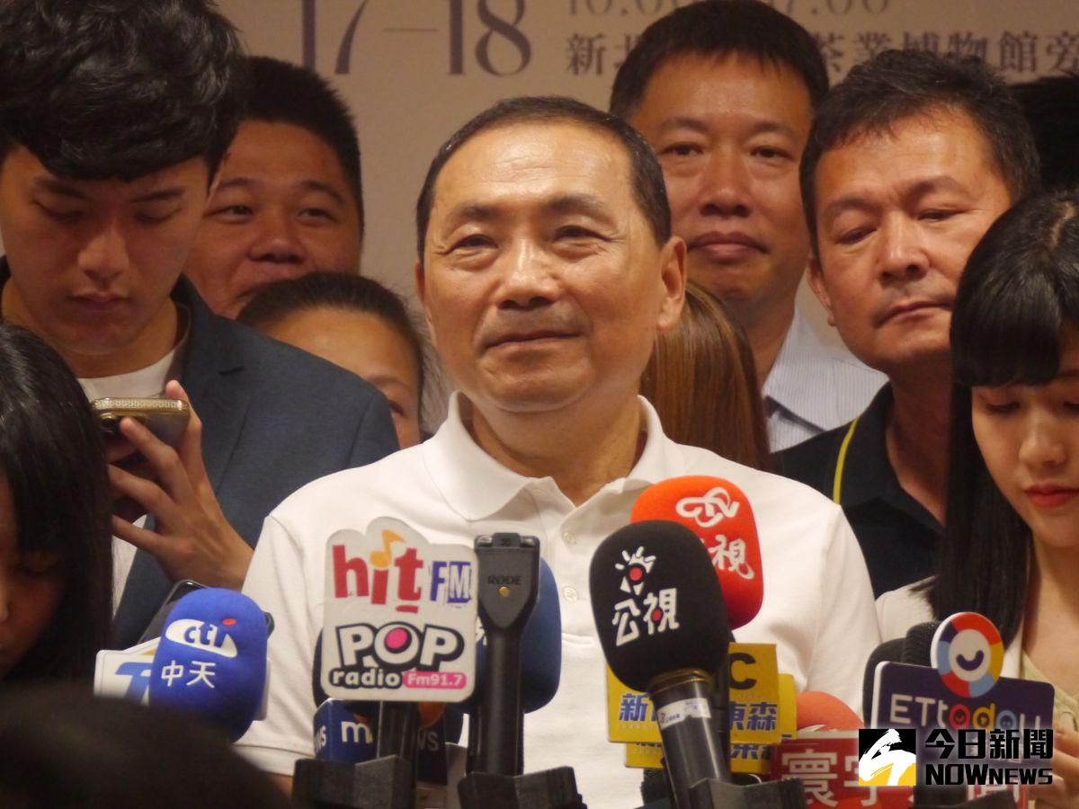 ▲對於綠營2025非核家園態度是否轉彎？侯友宜受訪回說核能是選項、要讓台灣不缺電。（圖 ／記者吳嘉億攝，2023.05.29）