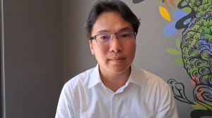 林智鴻 ▲高雄市議員林智鴻說明BB彈襲星巴克目擊過程。(圖/翻攝畫面)