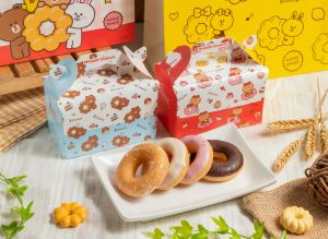 ▲歡樂派對，60元/盒，門市限定兩盒優惠價100元。（圖／Mister Donut 統一多拿滋提供）