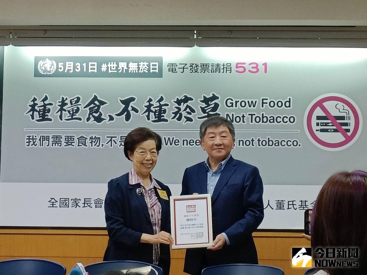 ▲菸齡超過50年的前衛福部長陳時中投入戒菸滿一週年。（圖／記者許若茵攝，2023.05.29）