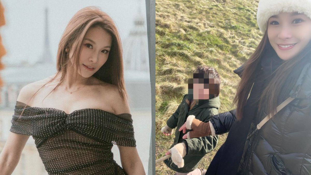 ▲艾莉絲（左圖）的5歲兒子（右圖左）拍照常瞇眼，視力檢查才知道有弱視。（圖／翻攝自艾莉絲臉書）