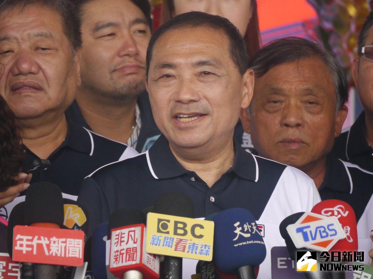 ▲對於被記者問到核能選項的具體主張時，侯友宜說7月會提完整核能選項論述，也反問賴清德要把國人帶到甚麼方向？（圖 ／記者吳嘉億攝，2023.05.30）