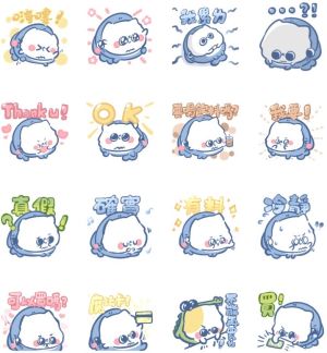▲免費貼圖「LINE購物品牌名店×鯊貓」。(圖/取自LINE) ▲免費貼圖「LINE購物品牌名店×鯊貓」。(圖/取自LINE)