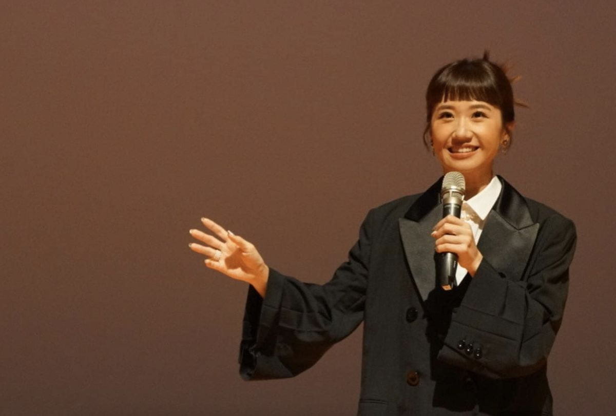 ▲Lulu近期回到母校台藝大廣電系演講，並在臉書分享致詞內容，訴說她出道12年的辛酸血淚史。（圖／翻攝自Lulu臉書）